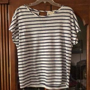 Christian Siriano Striped Top